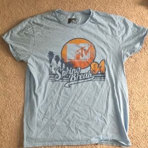 Blue size large MTV spring break 84 shirt